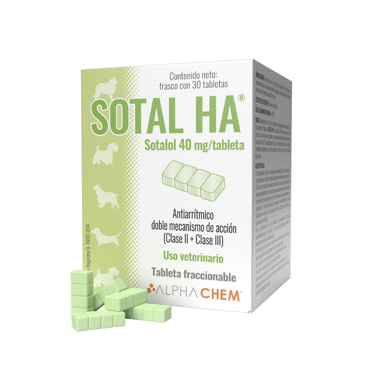 SOTAL HA® TABLETAS caninos
